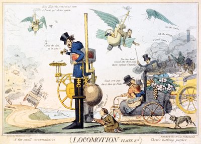 Locomotion, Tavola 2, pubblicata da Thomas McLean, c.1835 da Robert Seymour
